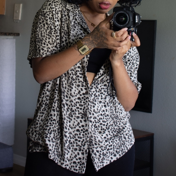 Animal Print Top - Picture 1 of 10